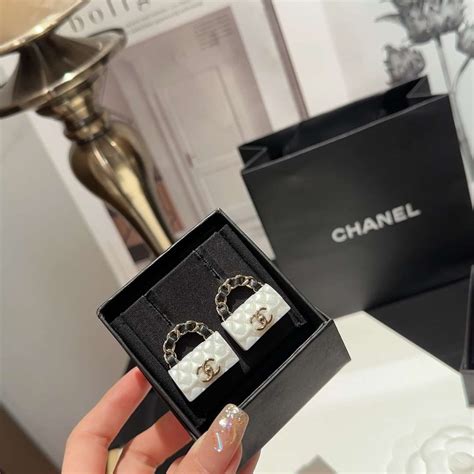 chanel rhombus earrings|Chanel earrings for women.